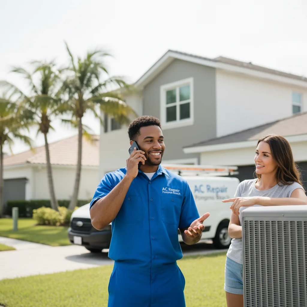 AC Repair Pompano Beach customer support in Hobbsville